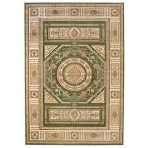  Mossa Collection Rotunda Green 110x3 Area Rug