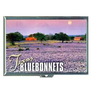  Texas Bluebonnets Flowers Nice ID Holder, Cigarette Case 
