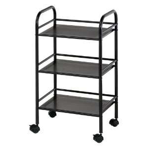  Blue Hills Studio 3 Shelf Storage Cart Color   Chrome 