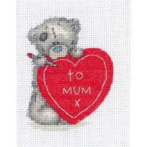  To Mum (Tatty Teddy)   Cross Stitch Kit: Arts, Crafts 
