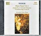 Weber   Piano Music Vol. 1 (Alexander Paley) NEW