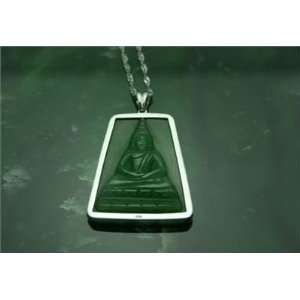  Jade Thai Buddha Pendant (RC2474) Jewelry