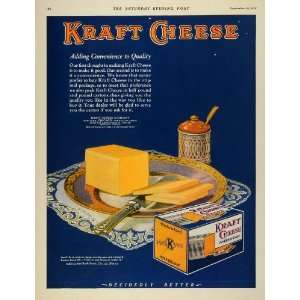  1925 Ad Kraft Cheese American Pasteurized Dairy Products 