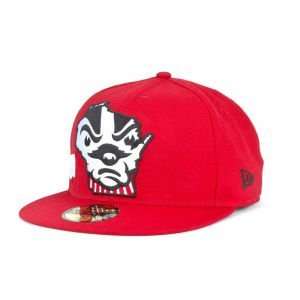 Wisconsin Badgers New Era 59Fifty NCAA Inner State Hat:  