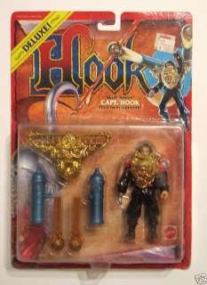 Hook CAPT. HOOK Deluxe Action Figure Peter Pan 1991 MOC  