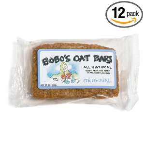 Bobos Oat Bars All Natural, Original, 3 Ounce Packages (Pack of 12 