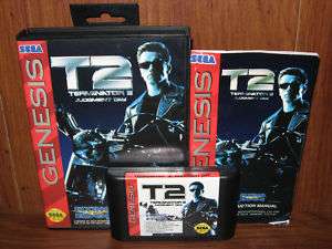 T2 Terminator 2: Judgment Day (Sega Genesis, 1991) 741062111098  