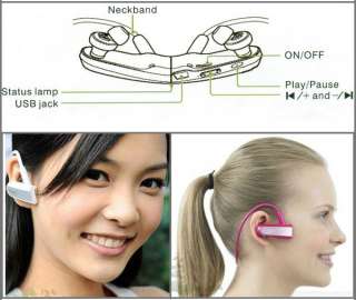 2GB Sport MP3 Player Wireless Headsets Stereo Headphone  
