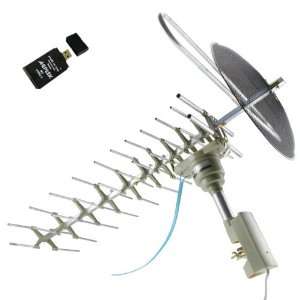  WA898TG UHF/VHF TV Remote Control Antenna Full direction 