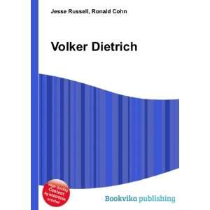  Volker Dietrich Ronald Cohn Jesse Russell Books