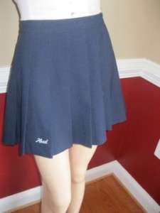 Head Navy Blue Tennis Skirt Medium 8 10 Short Mini Pleated Cute (D1 