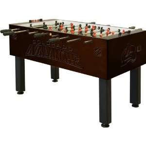 Colorado Avalanche Foosball Table Mahogany  Sports 