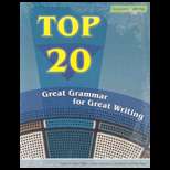 Top 20  Great Grammar for Great Writing (ISBN10 0618789677; ISBN13 
