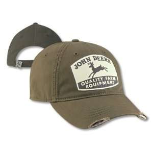  John Deere Olive Quality Farm Equipment Hat
