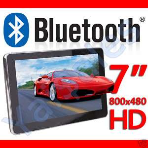 Bluetooth HD 800*480 7 Inch GPS Navigation FM AV IN 4GB  