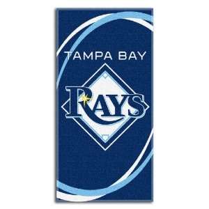  MLB Tampa Bay Rays Fiber Reactive Beach Towel Sports 
