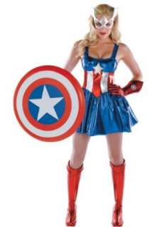  Captain America Costume   Adult Costume Prestige: Clothing