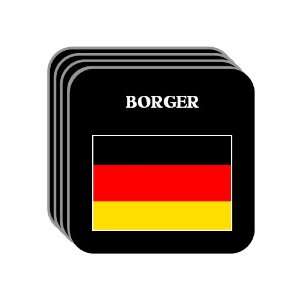  Germany   BORGER Set of 4 Mini Mousepad Coasters 