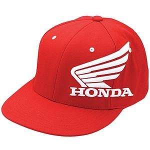   One Industries Honda 450 Flexfit Hat   Large/X Large/Red Automotive