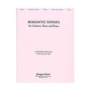  Gunther Schuller Romantic Sonata For Clarinet, Horn And 