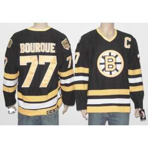  Ray Bourque Jersey Boston Bruins #77 Black Jersey Hockey 