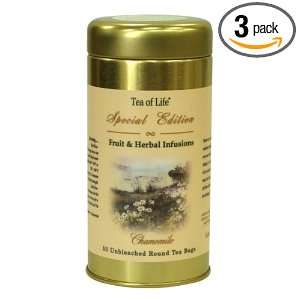 Tea Of Life Special Edition Chamomile Hibiscus Herbal Blend Flavor, 50 
