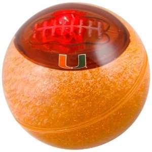    NCAA Miami Hurricanes 2.5 Light Up Bouncy Ball: Toys & Games