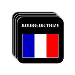  France   BOURG DE THIZY Set of 4 Mini Mousepad Coasters 