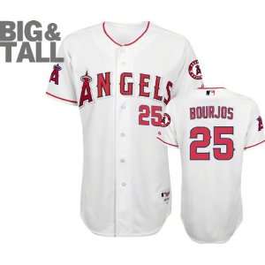  Peter Bourjos Jersey: Big & Tall Majestic Home White 