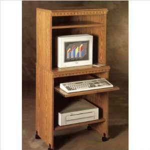  Americus 25 W Computer Trolley in Oak: Office Products
