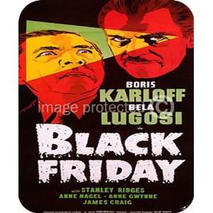  Black Friday Bela Lugosi Vintage Movie MOUSE PAD Office 