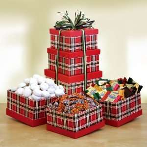 Tartan Holiday Gift Tower Grocery & Gourmet Food