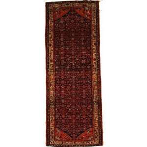   Persian Hand Knotted Wool Hossainabad Runner Rug: Furniture & Decor