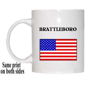  US Flag   Brattleboro, Vermont (VT) Mug 