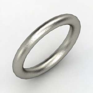  Narrow Round Babylon Band, Sterling Silver Ring: Jewelry