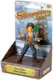 The pirates measure 4” tall and the accessories range in size from 3 