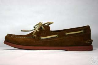    Sider Authentic Original Suede Tan Mens Boat Shoes size 7.5 M  