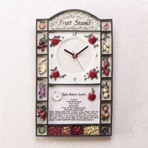  Fruit Stand Clock: Home & Kitchen