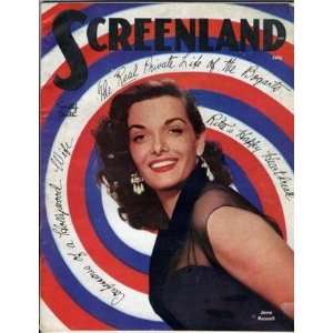  Screenland Magazine Jane Russell Cover July 1952 