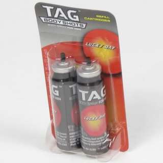 12 Packs of Tag Body Shots Body Spray Refills LUCKY DAY  
