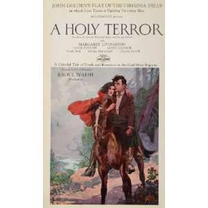  1926 Holy Terror Raul Walsh Silent Film Fox Flyer Ad 