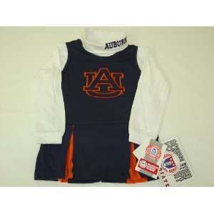  Auburn Tigers NCAA Blue Cheerleader Dress size 6X: Sports 