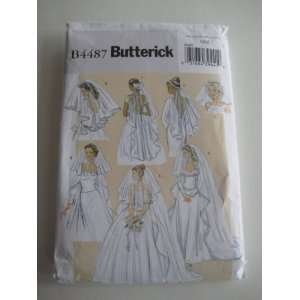    Butterick Pattern B4487 Bridal Veils OSZ Arts, Crafts & Sewing