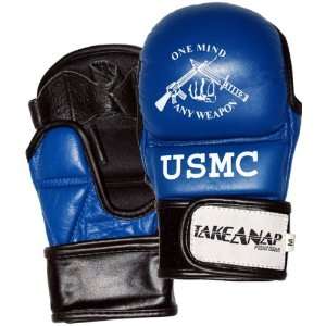  Take A Nap Blue 5oz. MMA Traning Gloves (SizeXL) Sports 