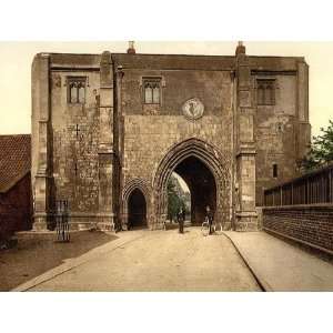 Vintage Travel Poster   Bridlington the Bayle Gate Yorkshire England 