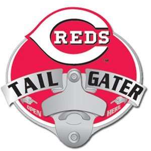   MLB Cincinnati Reds Trailer Hitch Cover   Tailgater