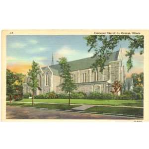   Postcard   Episcopal Church   La Grange Illinois 