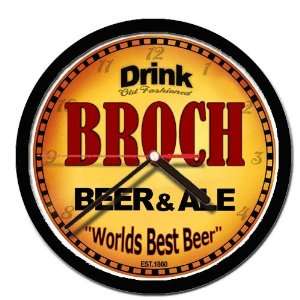  BROCH beer and ale cerveza wall clock 