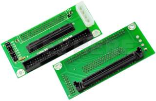 SCA 80 to 50/68 PIN Ultra SCSI II III LVD SE Adapter  
