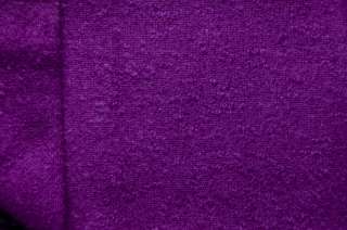 Royal Purple Italian Wool Mohair BOUCLE Suit Coat FABRIC 1 5/8YDS 58 